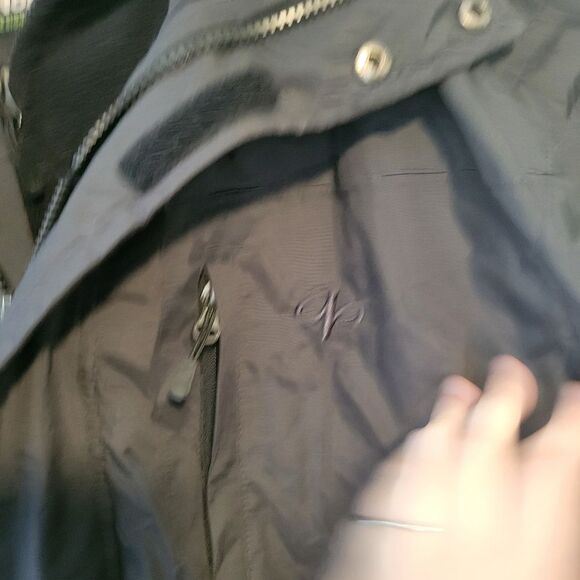 Nordic Track Men's Black Winter Coat Two Layer Zip Size Small - Picture 5 of 8